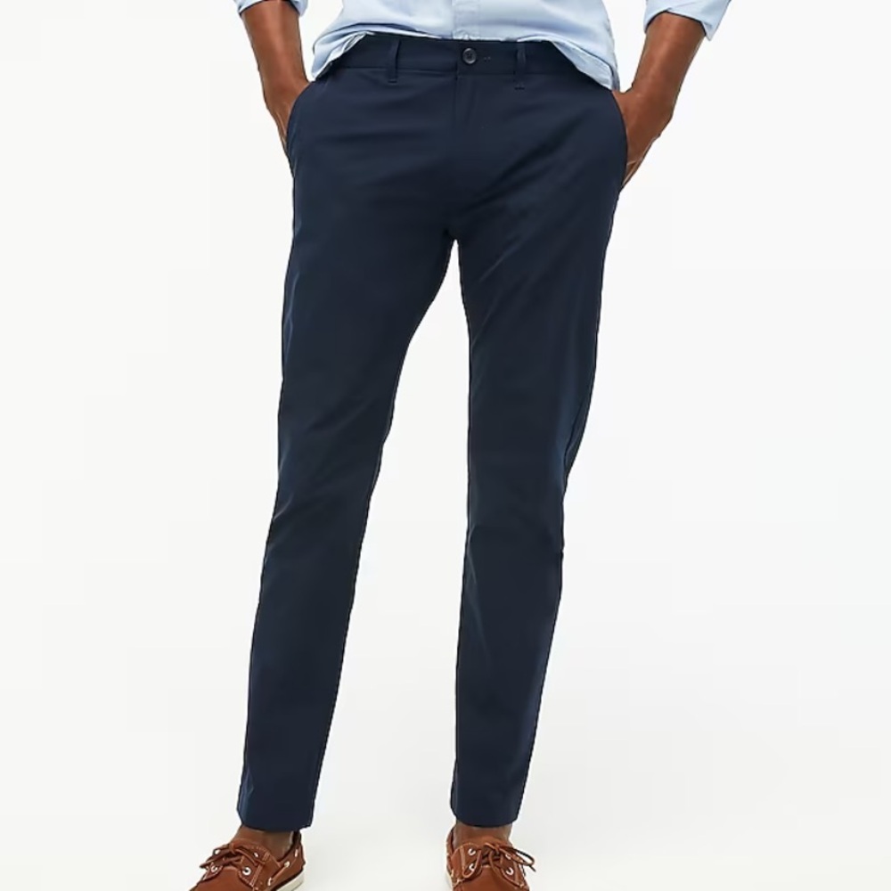 J. Crew Factory - Men’s Flex Slim Chinos - 34x32 - Navy - NWT